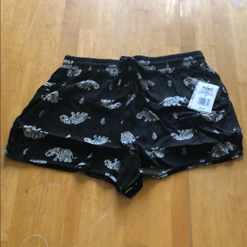 Pink republic elephant shorts